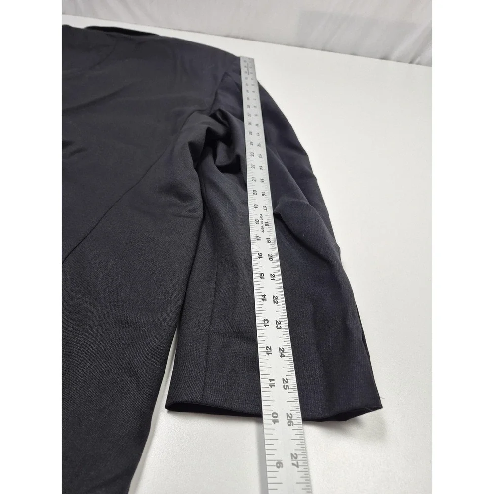 Joseph Abboud Suit Mens 52 Long Black 100% Wool 2 Piece 47x36 Dress Business NWT